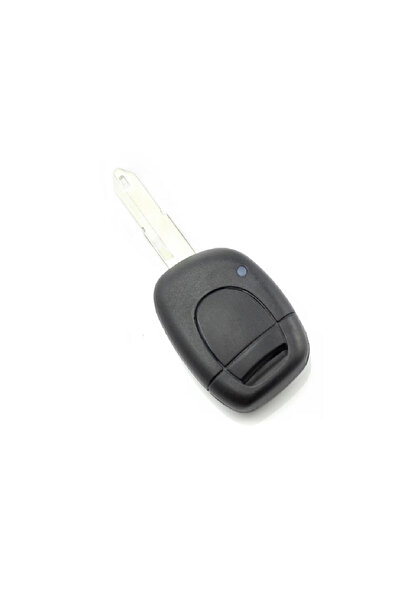 motor starter Car key shell, compatible with Dacia Renault, 1 button, with battery holder CC222, black