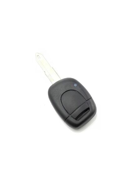 motor starter Car key shell, compatible with Dacia Renault, 1 button, with battery holder CC222, black