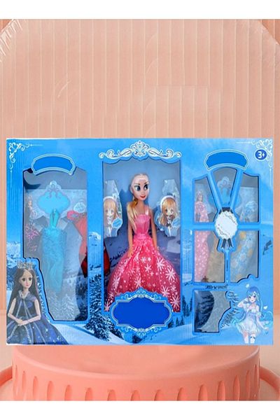Raffine Disney Frozen by Elsa Fashion Signature Look Playing Doll & Accessories Toys Set for Girls Toy Pack