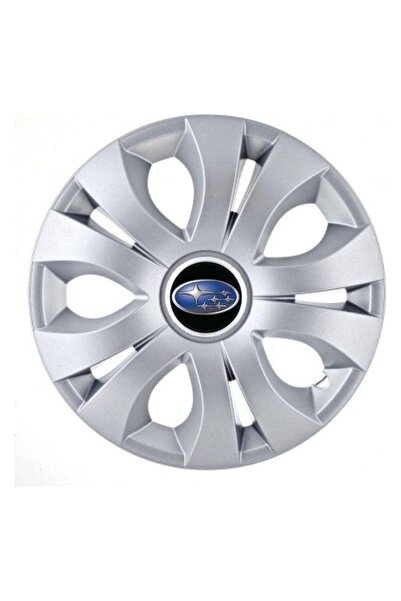 Autohelix MSA Set de 4 capace pentru roți, potrivite pentru jante R14, compatibile cu Subaru, model cromat superior