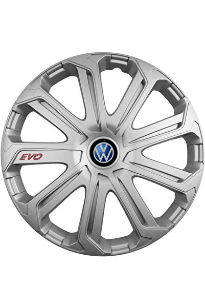 Autohelix MSA Set de 4 capace de jantă Evo Grey R15, pentru Volkswagen