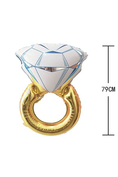 SDX Market Ring-shaped aluminum foil balloon, 79 cm