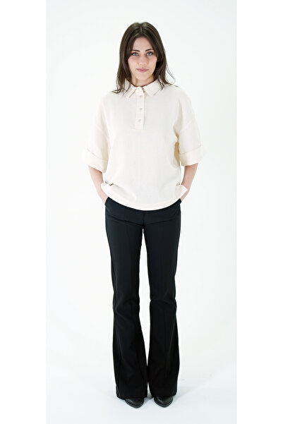 HR GIE PATLI DÜĞME DETAYLI BLUZ