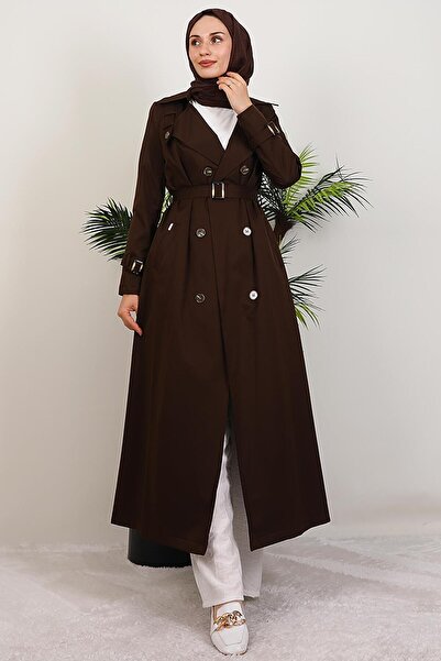 giz astore Terra Trençkot Acı Kahve