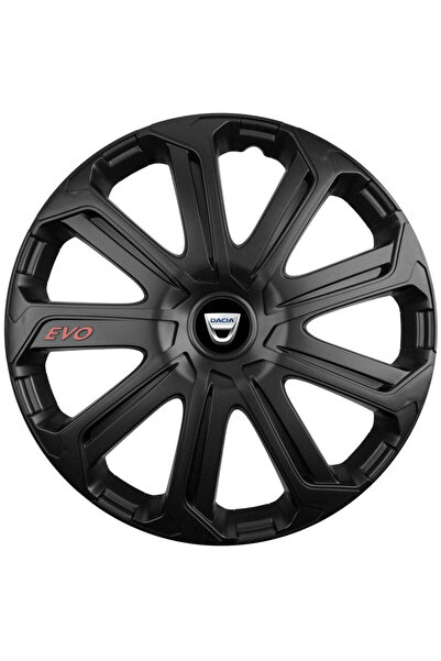 Autohelix MSA Set de 4 capace de jantă Evo negre R14, pentru Dacia