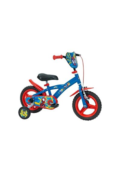 Huffy Bicicletă pentru copii SpiderMan, roți de 12", albastră/roșie
