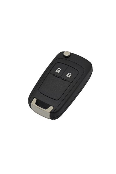 motor starter Car key shell, compatible with Chevrolet Vauxhall, 2 buttons, black