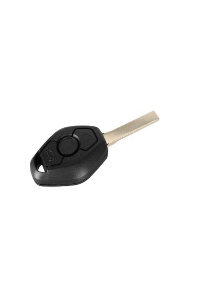 motor starter Car key case, compatible with BMW Series 1 3 4 5 6 7 X M Z Mini Cooper, 3 buttons, 2 track, black