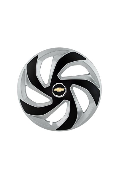 Autohelix MSA Set de 4 capace de jantă Rex Gri-Negru R14 pentru gama de mașin...