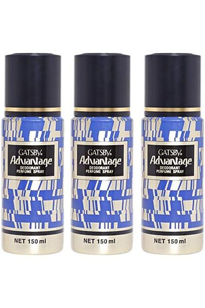 GATSBY Deodorant Perfume Spray Advantage 150ml, Set of 3
