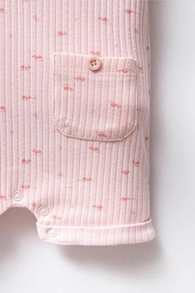 U.S. Polo Assn. Kids U.S Polo Assn Usb2457 Baby Girl Jumpsuit