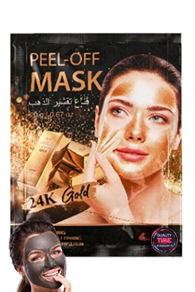 qualitytime 24K Gold Peeling Mineralli Çamur Maskesi 20Gr 0.67 Oz