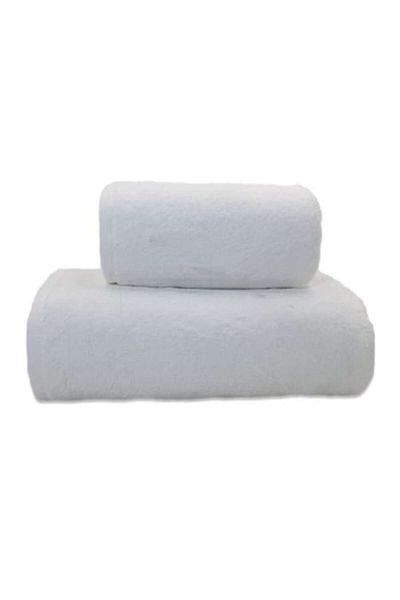 OEM Set 2 hotel towels, 100% cotton, 650gr/m², white