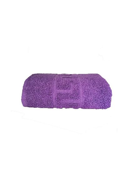 OEM Greek Border Bath Towel, 100% Cotton, 70x140cm, Purple