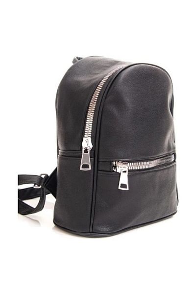 E EFRALL Women's Backpack, Leather, Black, 30 cm