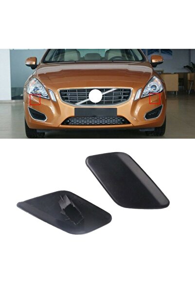 3K Volvo S60 V60 Sol Far Yıkama Kapağı  Uyumlu 2011 2012 2013