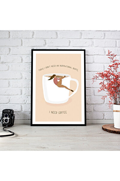 woodsia Εικόνα αφίσας από ξύλο MDF με εμφάνιση μονοκόμματου πλαισίου CF TEK0079