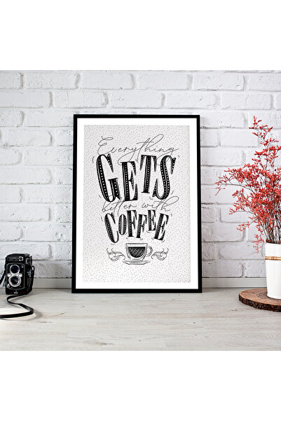 woodsia Εικόνα αφίσας από ξύλο MDF με εμφάνιση μονοκόμματου πλαισίου CF TEK0060