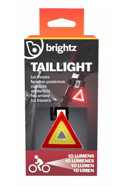 Brightz Safety Light STOP LED RGB Rear Bike Taillight with 7 Light Effects