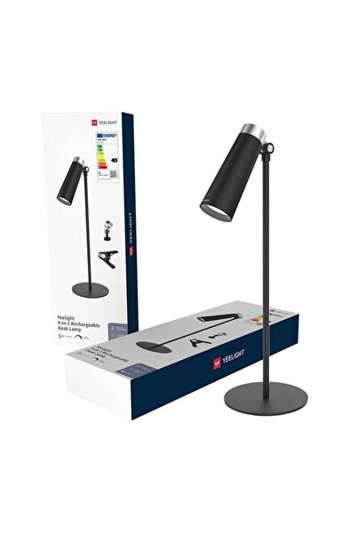 Yeelight 4-in-1 Rechargeable Desk Lamp, 5W, 85 lm, adjustable intensity, 1800mAh battery, 36cm (Blac