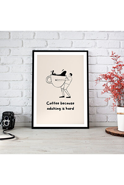 woodsia Εικονογράφηση με ξύλινο πλαίσιο MDF με εμφάνιση ενός μονού τεμαχίου CF TEK0054