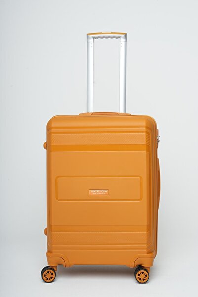 Travel POLO Orta Boy Kırılmaz Valiz Turuncu 1017