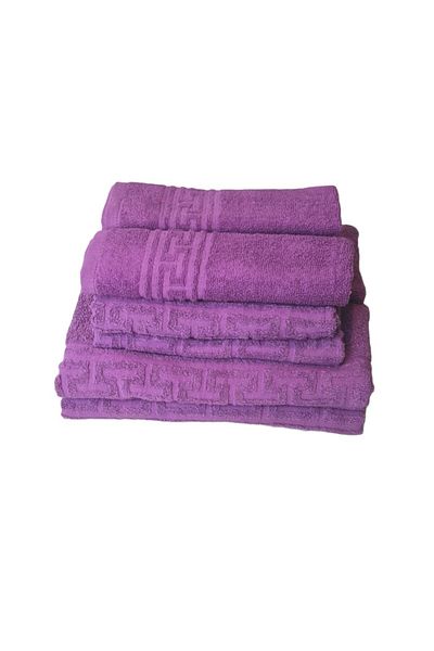 OEM Set 6 prosoape de baie Premium, Greek model, Mov