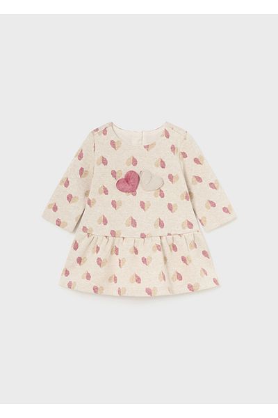 MAYORAL Winter Baby Girl Dress Fur Vest Set