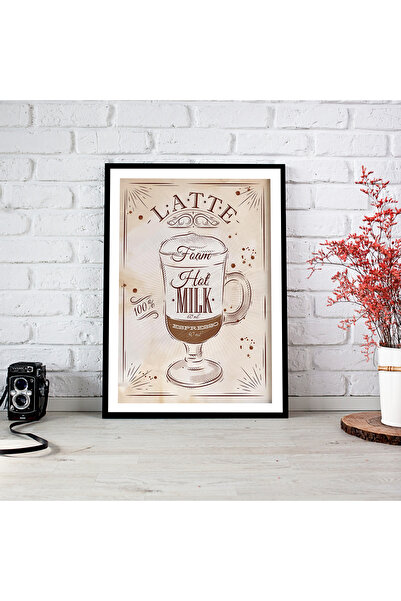 woodsia Tablou cu poster din lemn MDF cu aspect de cadru dintr-o singură buca...