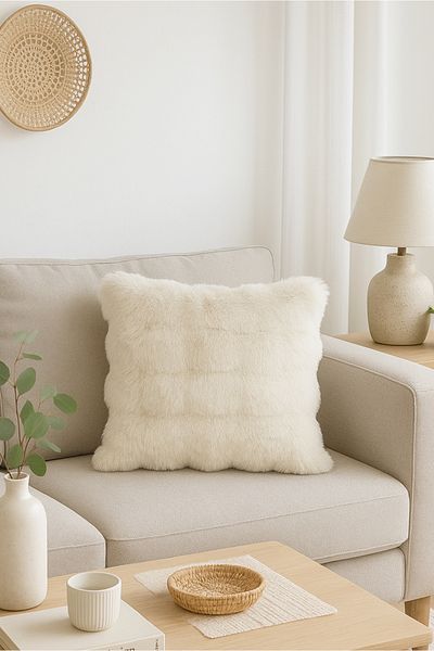 HOMİNG Soft Throw Pillow Cover 45X45 cm 242174