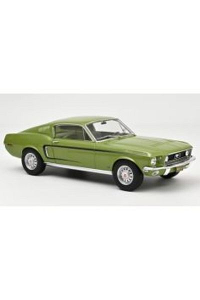 Norev Ford Mustang GT 1968 light green metallic - 1/12