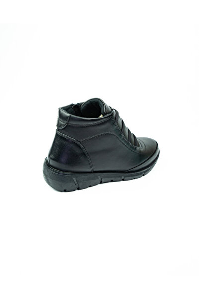 Voyager Z396 Μαύρες Δερμάτινες Ελαστικές Γυναικείες Μπότες