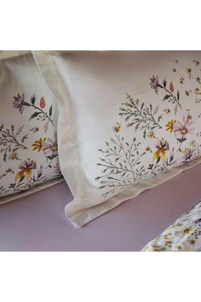 AC BOX Home Lussi Yellow 100% Cotton, Double Duvet Cover Set Ac Box 861931