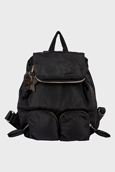 SHOEMOL SCS-002 Siyah Paraşüt Kumaş Kadın Sırt Çantası