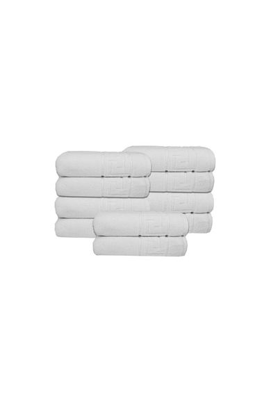 E EFRALL Set 30 bath towels, 550g, hotel-style, Greek model, white 70 x 140 cm