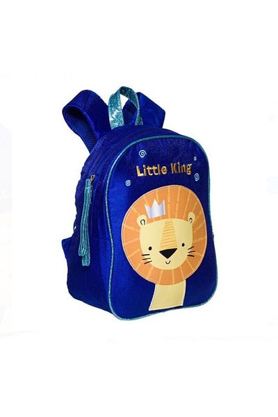 SyaMAG Kindergarten backpack, blue, lion, 31x26x12 cm
