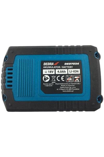dedra Baterie pro elektrické nářadí 4,0 Ah Li-Ion SAS + ALL 18V DED7034