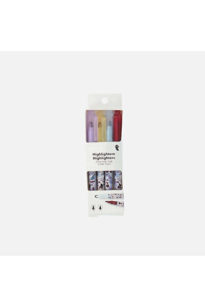 Flying Tiger Copenhagen 4'lü Çift Taraflı Fosforlu Kalem