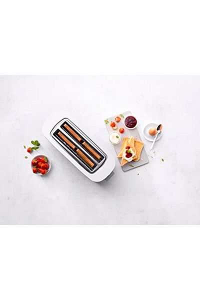 AC BOX Enfinigy Toaster with 3 Auto Programs, 7 Toast Degrees and Shut-Off Function