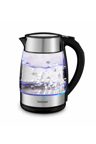 Zelmer Fierbător electric ZCK8026, 2200 W, 1,7 L (Gri/Transparent)