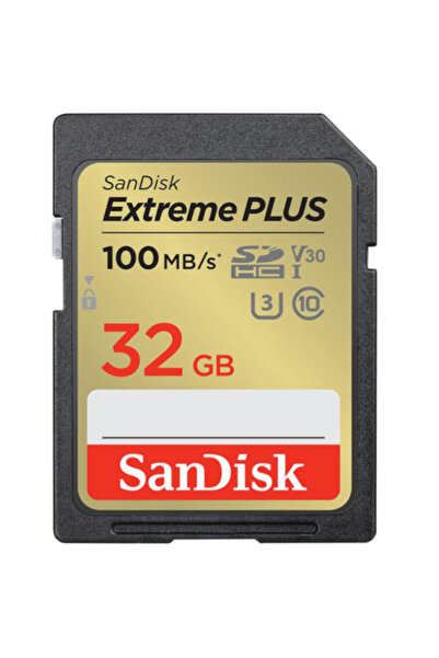 SanDisk Card de memorie SDHC Extreme PLUS, 32 GB, UHS-I U3, Clasa 10, V30