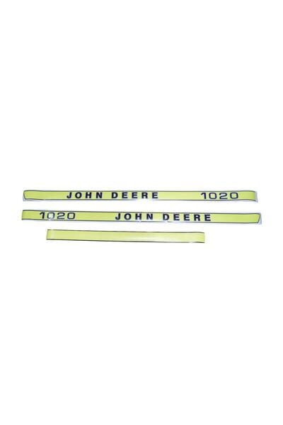 PEREN TRAKTÖR John Deere 1020 Side Lettering Kit