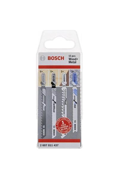 Bosch Set mixed 15 jigsaw blades, Bosch, wood and metal cutting