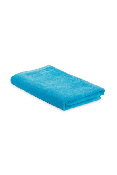 OEM Prosop de plaja din bumbac velur, 800 x 1500 mm, bleu