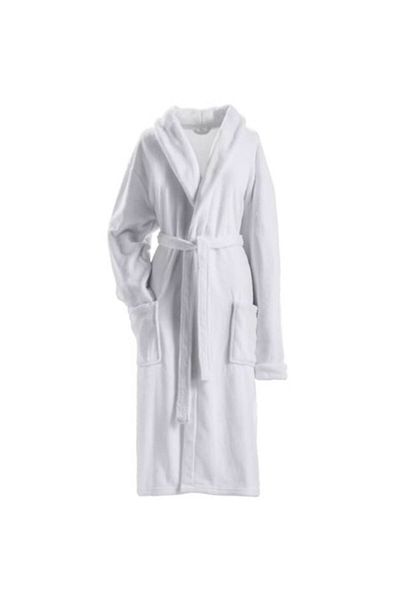 OEM Men's Bathrobe, White, Size S