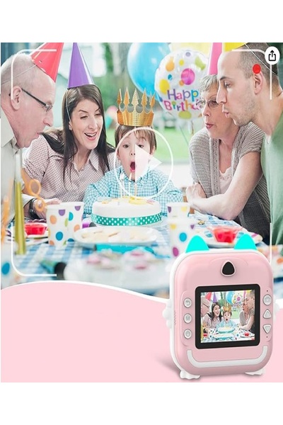 Generic Instant Print Camera for Kids, Birthday Gifts, Selfie DiDIgital Camera,