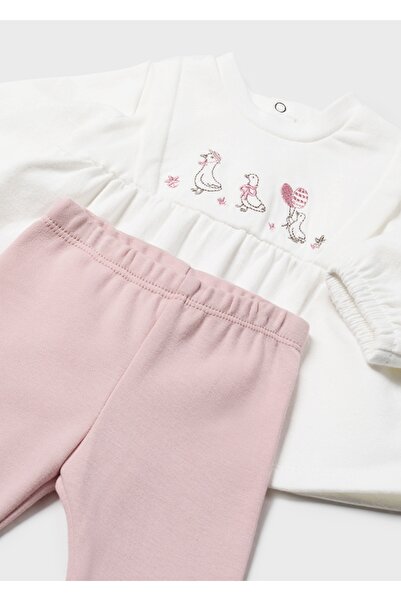 MAYORAL Winter Baby Girl Blouse Leggings Set of 4