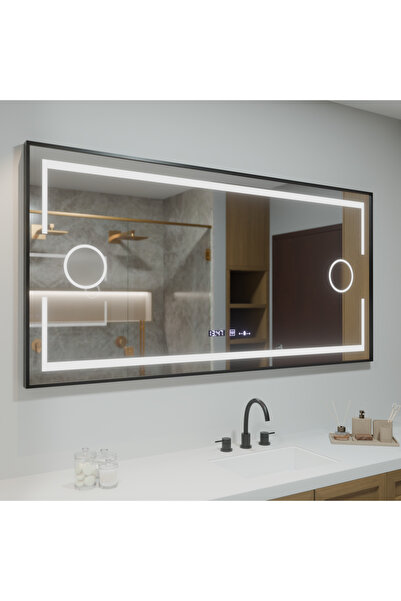 Alista Home Oglindă dreptunghiulară LED, 160 x 80 cm, senzor MotionGlow Marce...