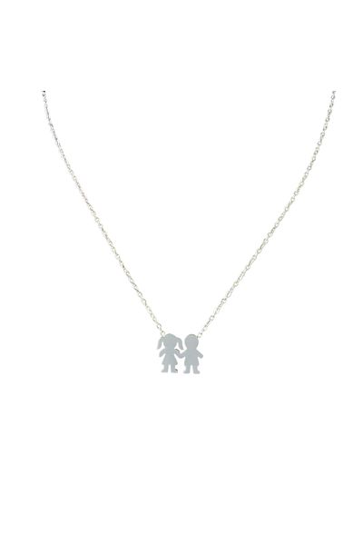 Abundo Stainless steel chain "My Love" silver