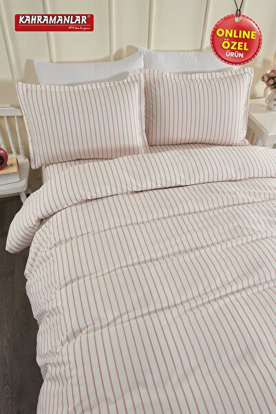 Kahramanlar Duru Double Duvet Cover Set 100% Cotton